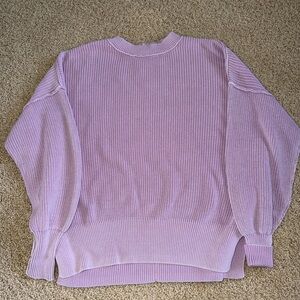 Aerie Lavender Ribbed Women's Sweater